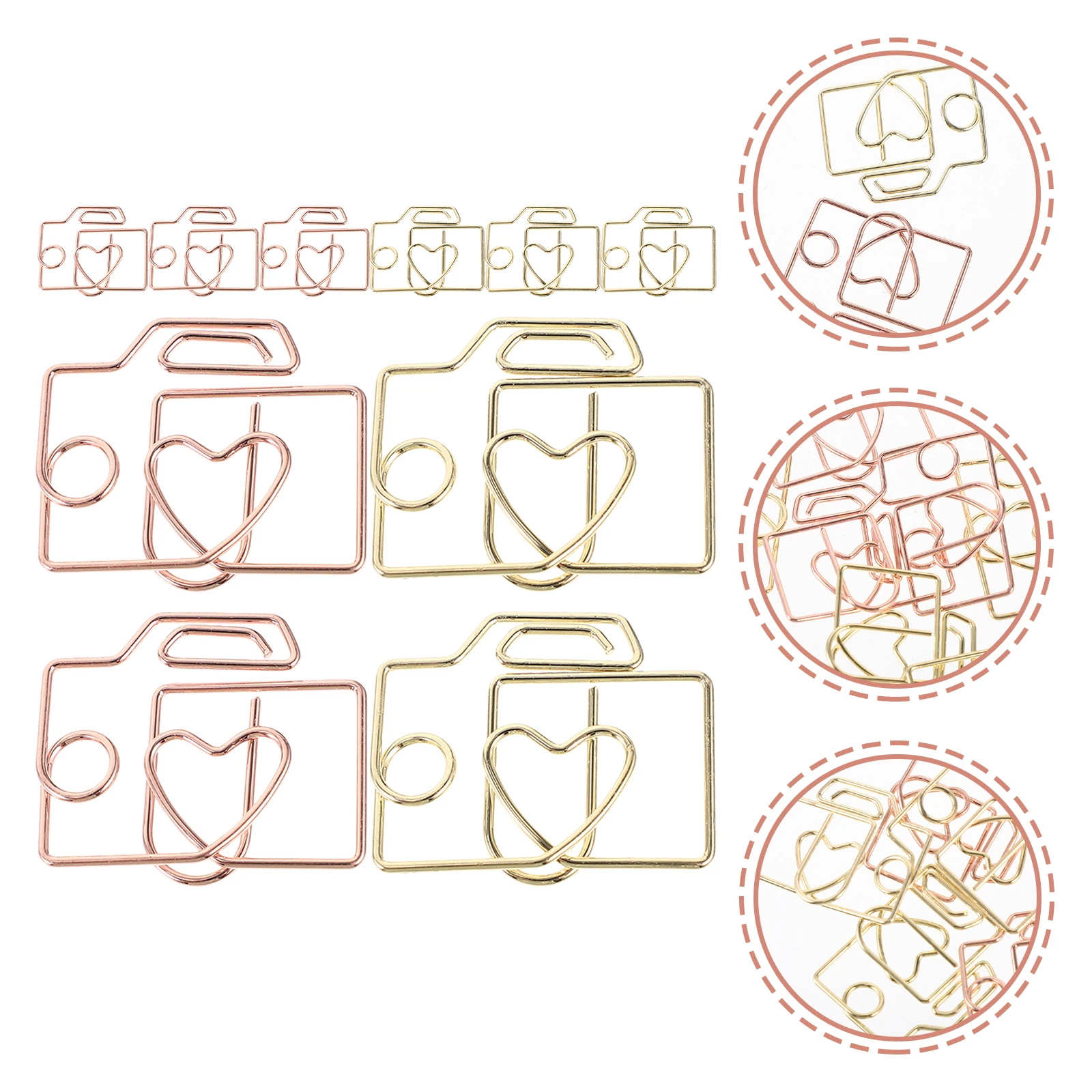 20pcs Creative Shaped Craft Exquisite Metal File Office Document Clips Small Mini Paper Clips For Home School Decoration
20pcs Creative Shaped Craft Exquisite Metal File Office Document Clips Small Mini Paper Clips For Home School Decoration