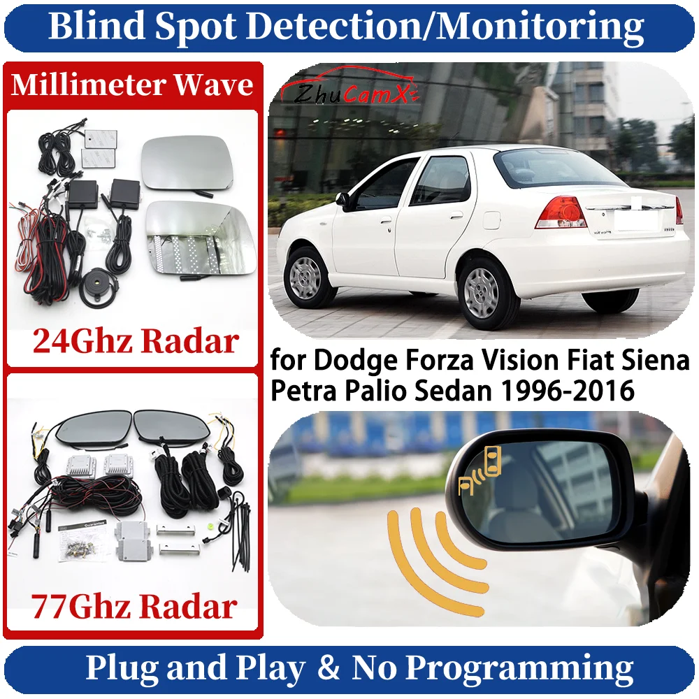 Blind Spot Monitoring/Detection System for Dodge Forza Vision Fiat Siena Petra Palio Sedan 1996-2016 Safe Side Lane Change
Blind Spot Monitoring/Detection System for Dodge Forza Vision Fiat Siena Petra Palio Sedan 1996-2016 Safe Side Lane Change