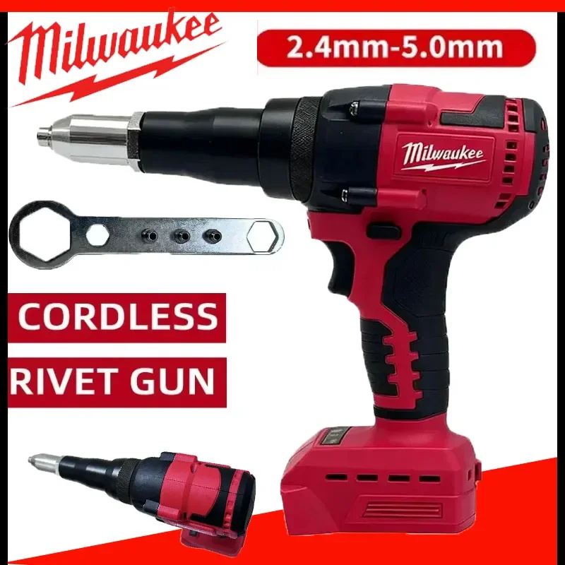 2505 Milwaukee 4.8MM Cordless Brushless Rivet Riveting Tool Electric Riveter Gun With LED Light For Milwaukee 20V 18V Battery
2505 Milwaukee 4.8MM Cordless Brushless Rivet Riveting Tool Electric Riveter Gun With LED Light For Milwaukee 20V 18V Battery