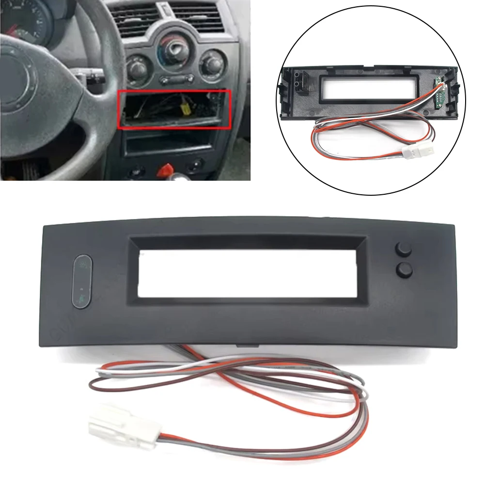 For Renault For Megane 2 2002-2009 Lower Screen Frame Panel Car Radio Panel Player Audio Frame Dashboard Mount And Wire Harness
For Renault For Megane 2 2002-2009 Lower Screen Frame Panel Car Radio Panel Player Audio Frame Dashboard Mount And Wire Harness