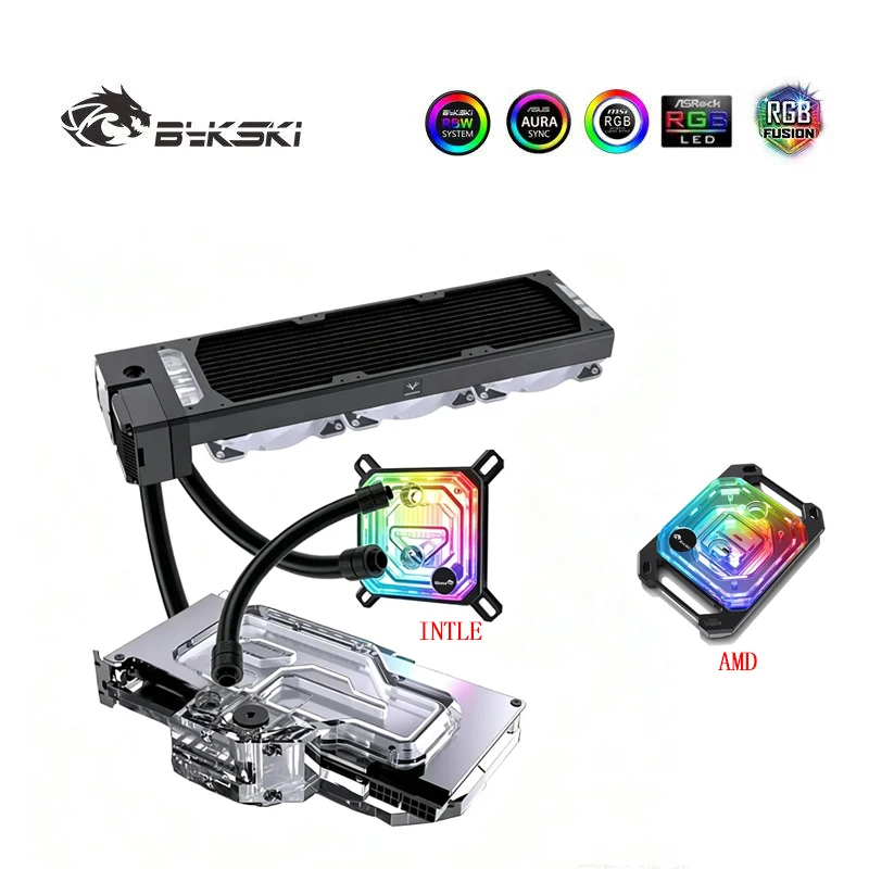 Bykski GZMN360N PC Water Cooling Kit for AIO CPU GPU RTX 3080 3090 Graphics card Active 360mm Radiator 120MM Fan Hose Tube
Bykski GZMN360N PC Water Cooling Kit for AIO CPU GPU RTX 3080 3090 Graphics card Active 360mm Radiator 120MM Fan Hose Tube
