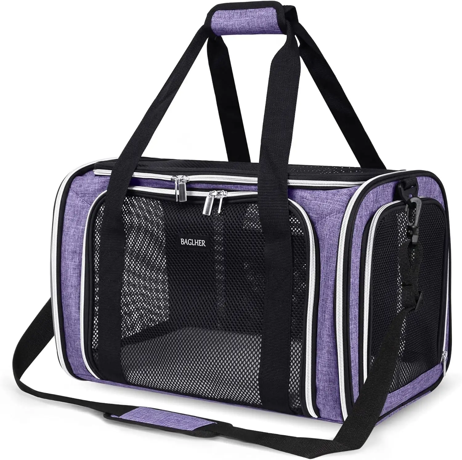 Pet Travel Carrier, Cat Carriers Dog Carrier for Small Medium Cats Dogs Puppies, Airline Approved Small Dog Carrier Soft Side
Pet Travel Carrier, Cat Carriers Dog Carrier for Small Medium Cats Dogs Puppies, Airline Approved Small Dog Carrier Soft Side