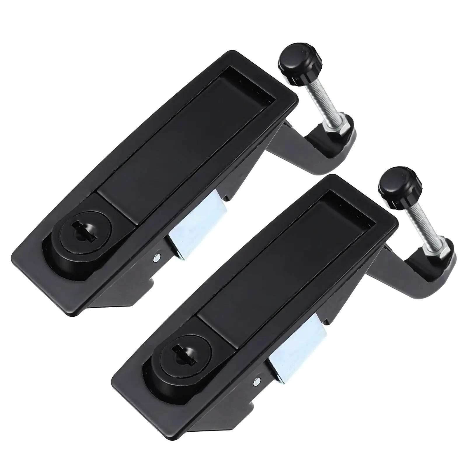 2 pcs Zinc Alloy Compression Latch Lock Adjustable Flush Lever Latch Key Locking Raised Trigger Security Lock For
2 pcs Zinc Alloy Compression Latch Lock Adjustable Flush Lever Latch Key Locking Raised Trigger Security Lock For