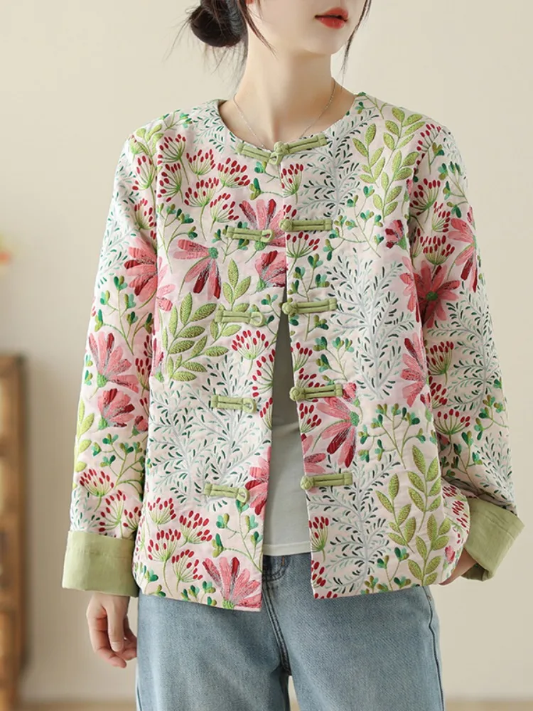 Ele Chinese Sle Long Sve женская куртка с цветочной вышивкой и пуговицами спереди, возрастная верхняя одежда на осень
Ele Chinese Sle Long Sve женская куртка с цветочной вышивкой и пуговицами спереди, возрастная верхняя одежда на осень