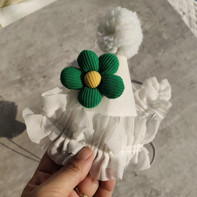 Little girl's birthday hat, flower white fresh fairy hat, baby's birthday headwear decoration props, party photography props
Little girl's birthday hat, flower white fresh fairy hat, baby's birthday headwear decoration props, party photography props