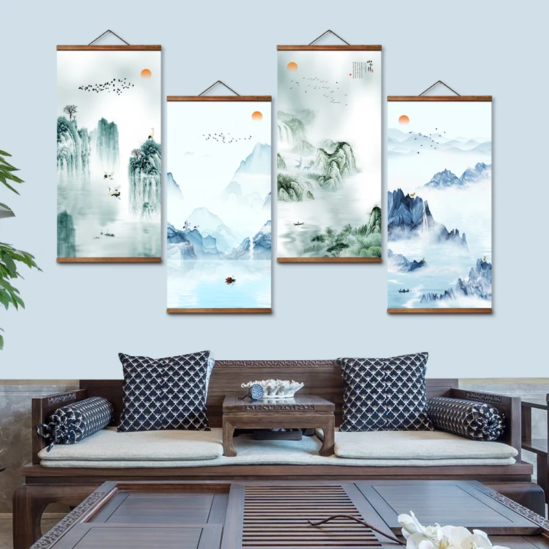 MT0948 Chinese Stylesunrise landscape Canvas Decorative Wall Art Posters Solid Wood Scroll Paintings
MT0948 Chinese Stylesunrise landscape Canvas Decorative Wall Art Posters Solid Wood Scroll Paintings