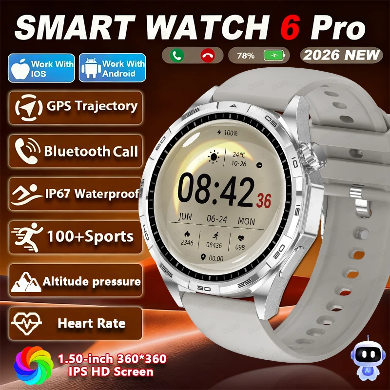 New Outdoor Smart Watch GPS Track Tracking Altimeter Pressure Blood Oxygen Heart Rate Monitor Bluetooth Call Sports Smart Watch
New Outdoor Smart Watch GPS Track Tracking Altimeter Pressure Blood Oxygen Heart Rate Monitor Bluetooth Call Sports Smart Watch