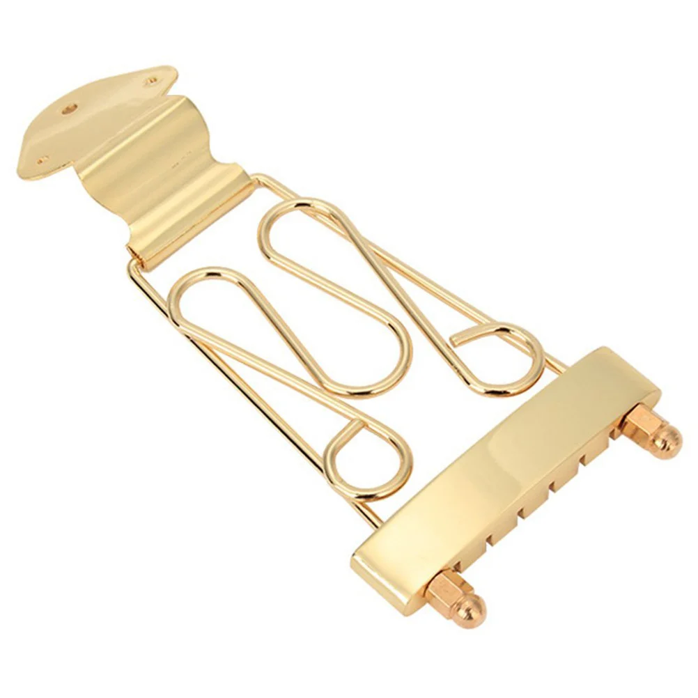 Golden Zinc Alloy Guitar Tailpiece for 6 String and 335 Guitar Replacement Heavy Duty Frame Tailpiece 10Mm Spacing
Golden Zinc Alloy Guitar Tailpiece for 6 String and 335 Guitar Replacement Heavy Duty Frame Tailpiece 10Mm Spacing