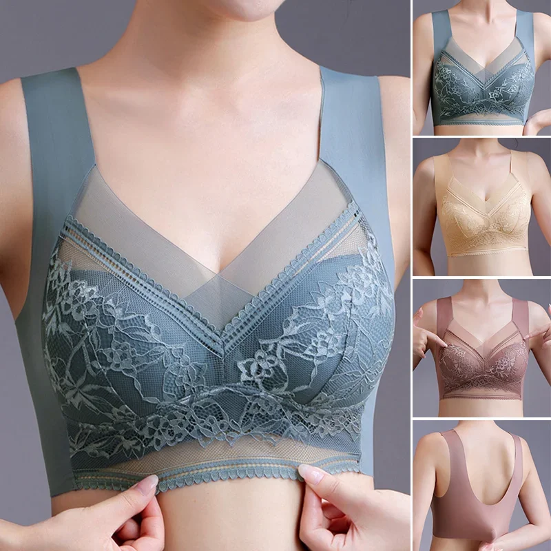 Comfortable Underwear Top Seamless Women's Bras Large Size Tops Support No Steel Ring Underwear Yoga Fitness Sleep Vest
Comfortable Underwear Top Seamless Women's Bras Large Size Tops Support No Steel Ring Underwear Yoga Fitness Sleep Vest