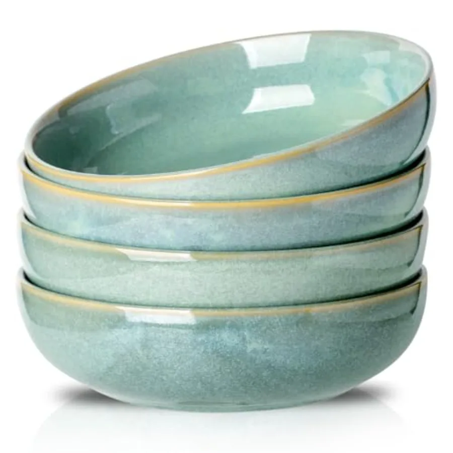 8.5 inch Large Pasta Bowls Set of 4 46oz Big Salad Bowl Set of 4 Shallow Bowls Dinner Bowls Set Ceramic Bowls Set Microwave and
8.5 inch Large Pasta Bowls Set of 4 46oz Big Salad Bowl Set of 4 Shallow Bowls Dinner Bowls Set Ceramic Bowls Set Microwave and