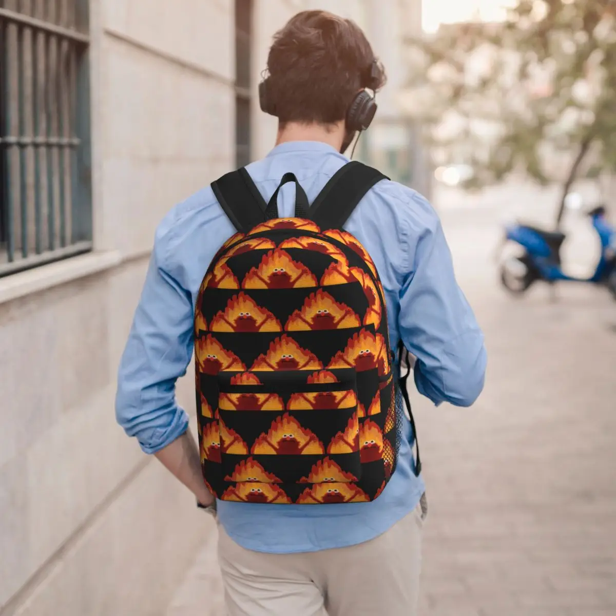 Hellmo Elmo On Fire Backpack Student BookBag Children School Bag Computer Shoulder Bags for Men Women
Hellmo Elmo On Fire Backpack Student BookBag Children School Bag Computer Shoulder Bags for Men Women