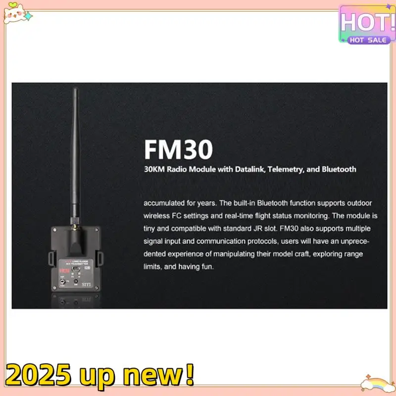 30KM Long Range SIYI FM30 Radio Module With Datalink Telemetry Receiver Opentx Racing Drones 2.4G FM30-A83M
30KM Long Range SIYI FM30 Radio Module With Datalink Telemetry Receiver Opentx Racing Drones 2.4G FM30-A83M