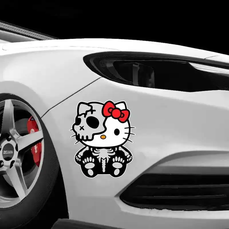 Personalized Creative Hello Kitty Skull Katie Car Body Decoration Waterproof Sticker Motorcycle Stickers Anime Kawaii Kt Cat Toy
Personalized Creative Hello Kitty Skull Katie Car Body Decoration Waterproof Sticker Motorcycle Stickers Anime Kawaii Kt Cat Toy
