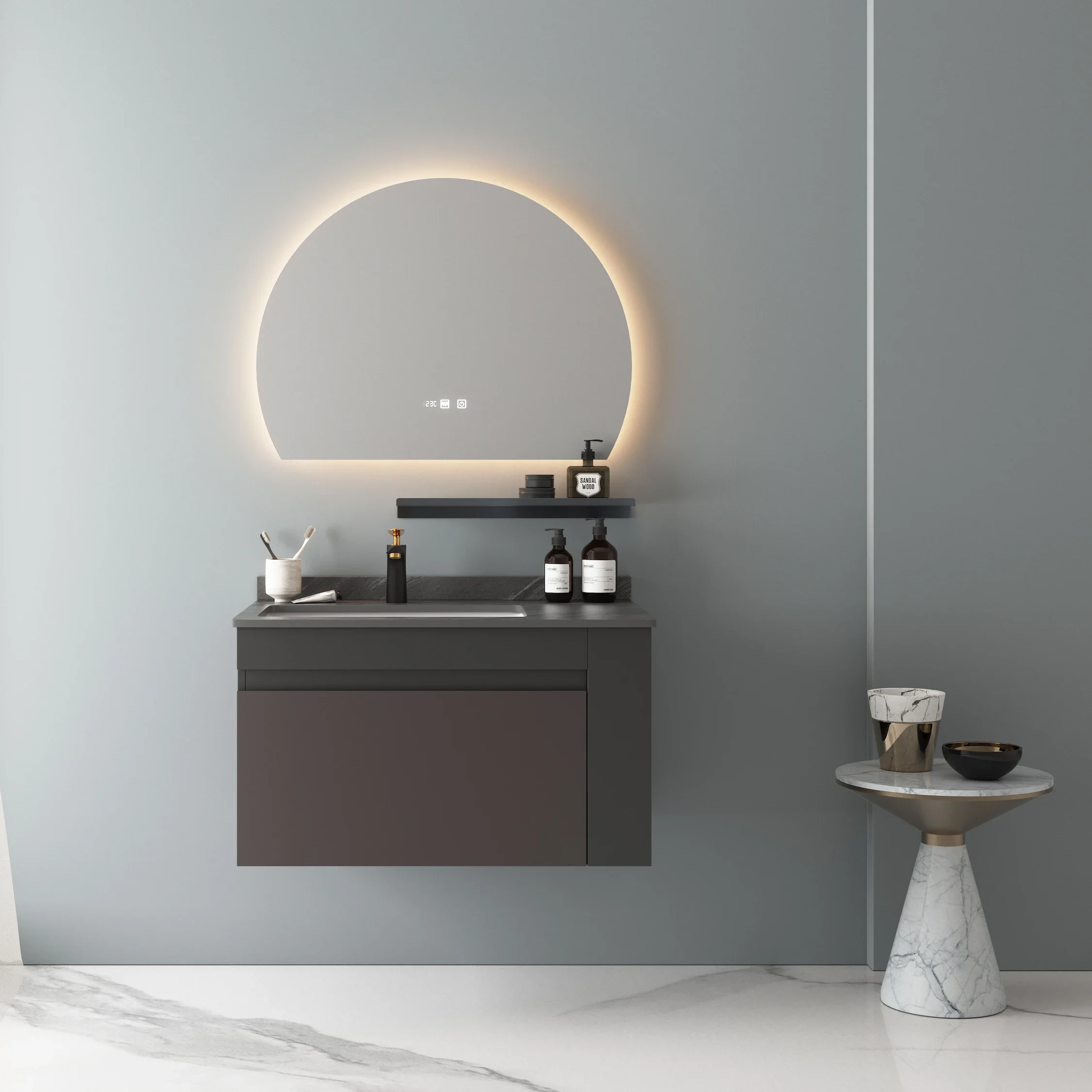 Hot Sales Modern Design Solid Wood And Rock Board For Bathroom Vanity Set Sink Cabinet Wall And Washstand Cabinet For Hotels
Hot Sales Modern Design Solid Wood And Rock Board For Bathroom Vanity Set Sink Cabinet Wall And Washstand Cabinet For Hotels