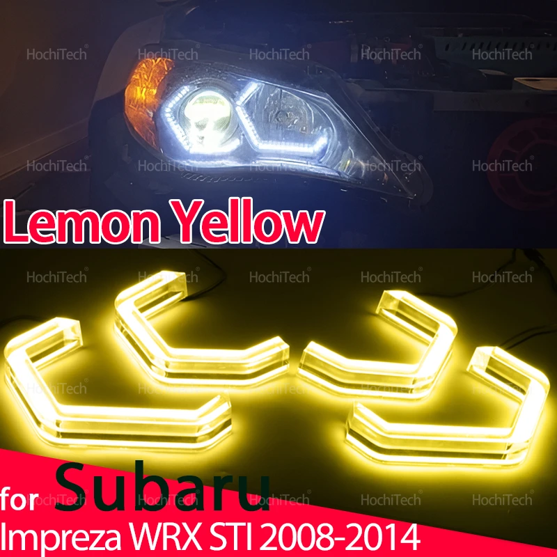 4pcs Lemon Yellow CSL Style LED Angel Eyes for Subaru Impreza WRX STI 2008-2014 M4 Style Daytime Running Lights Parts
4pcs Lemon Yellow CSL Style LED Angel Eyes for Subaru Impreza WRX STI 2008-2014 M4 Style Daytime Running Lights Parts