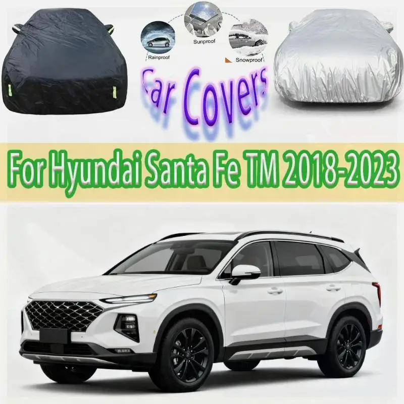 Для наружной защиты и водонепроницаемости для Hyundai Santa Fe 2018-2023, солнцезащитный козырек от снега, пылезащитные внешние автомобильные чехлы
Для наружной защиты и водонепроницаемости для Hyundai Santa Fe 2018-2023, солнцезащитный козырек от снега, пылезащитные внешние автомобильные чехлы