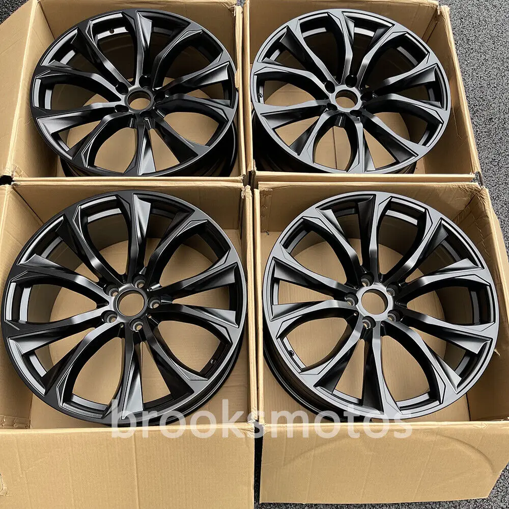 22" TWIN 5 SPOKE SATIN BLACK STYLE WHEELS RIMS FIT BMW X5 E70 F15 X6 E71 F16
22" TWIN 5 SPOKE SATIN BLACK STYLE WHEELS RIMS FIT BMW X5 E70 F15 X6 E71 F16