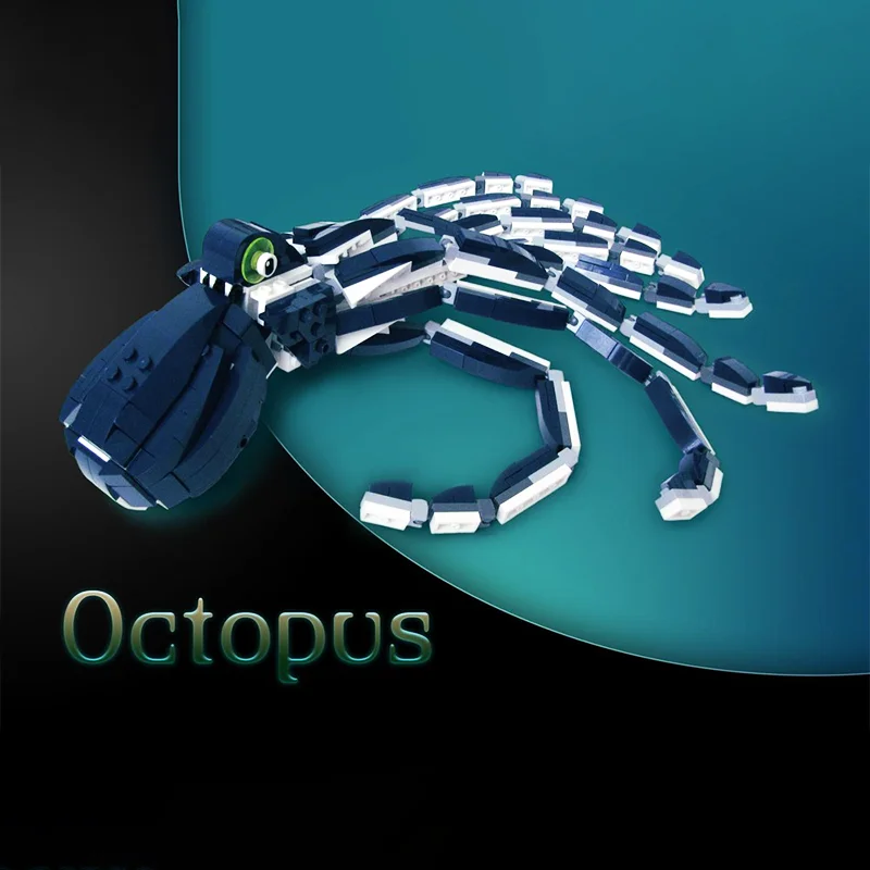 Moc 519PCS Blue Octopus Animal Model Building Blocks Educational Learning Toys |Technic Assemble Toy | Kids Gift
Moc 519PCS Blue Octopus Animal Model Building Blocks Educational Learning Toys |Technic Assemble Toy | Kids Gift