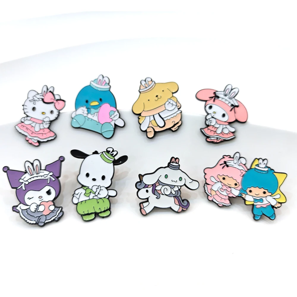 Anime Sanrio Hello Kitty Kuromi Enamel Metal Badge Brooch Pin Cute Cinnamoroll Pochacco Kitty Cat Brooch Kawaii Jewelry Gifts
Anime Sanrio Hello Kitty Kuromi Enamel Metal Badge Brooch Pin Cute Cinnamoroll Pochacco Kitty Cat Brooch Kawaii Jewelry Gifts