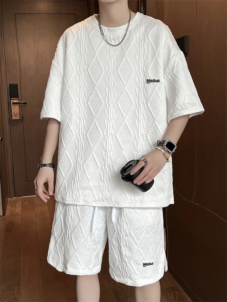 Heavy Texture Boys Summer Fashion Set Short Sleeve Short Pants Casual Sportswear T-Shirt And Shorts Ensemble for Teens
Heavy Texture Boys Summer Fashion Set Short Sleeve Short Pants Casual Sportswear T-Shirt And Shorts Ensemble for Teens
