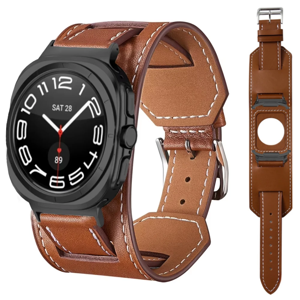 Leather Strap for Samsung Galaxy Watch Ultra 47mm Sports Replacement Wristband for Galaxy Watch Ultra Watchband Accessories Belt
Leather Strap for Samsung Galaxy Watch Ultra 47mm Sports Replacement Wristband for Galaxy Watch Ultra Watchband Accessories Belt
