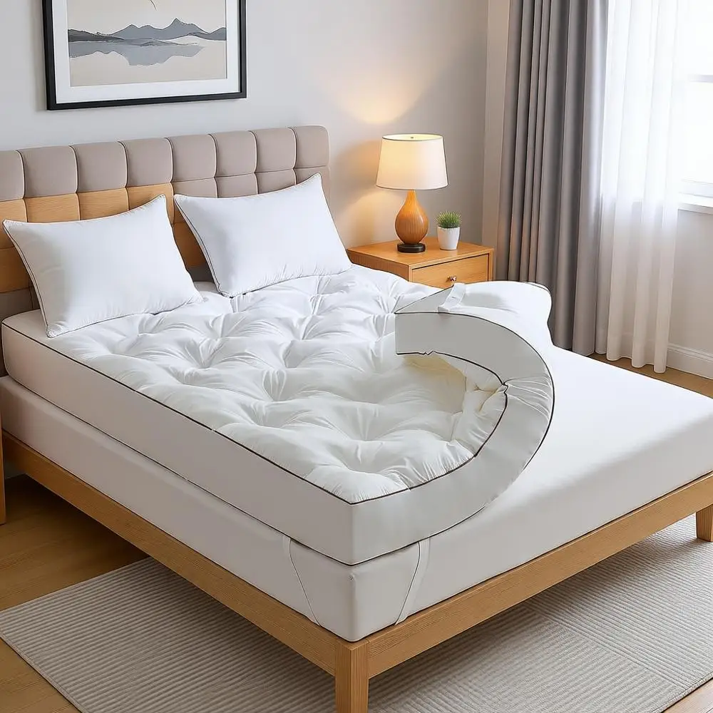 Наматрасник из гелевой пены с эффектом памяти, 4 дюйма, для облегчения боли в спине, дышащий и комфортный, с поддержкой типа Pillow Top, 75x54x4 дюйма
Наматрасник из гелевой пены с эффектом памяти, 4 дюйма, для облегчения боли в спине, дышащий и комфортный, с поддержкой типа Pillow Top, 75x54x4 дюйма