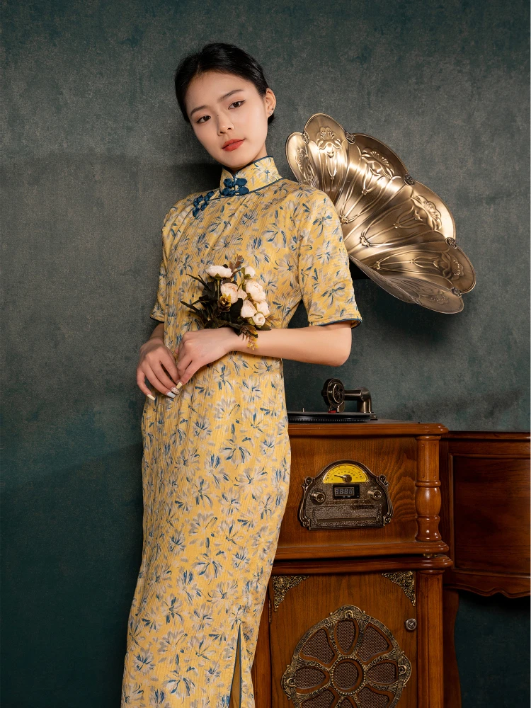 Ele Длинный тонкий шелковый цельный четырехпозиционный повседневный летний дышащий женский традиционный китайский D...
Ele Длинный тонкий шелковый цельный четырехпозиционный повседневный летний дышащий женский традиционный китайский D...