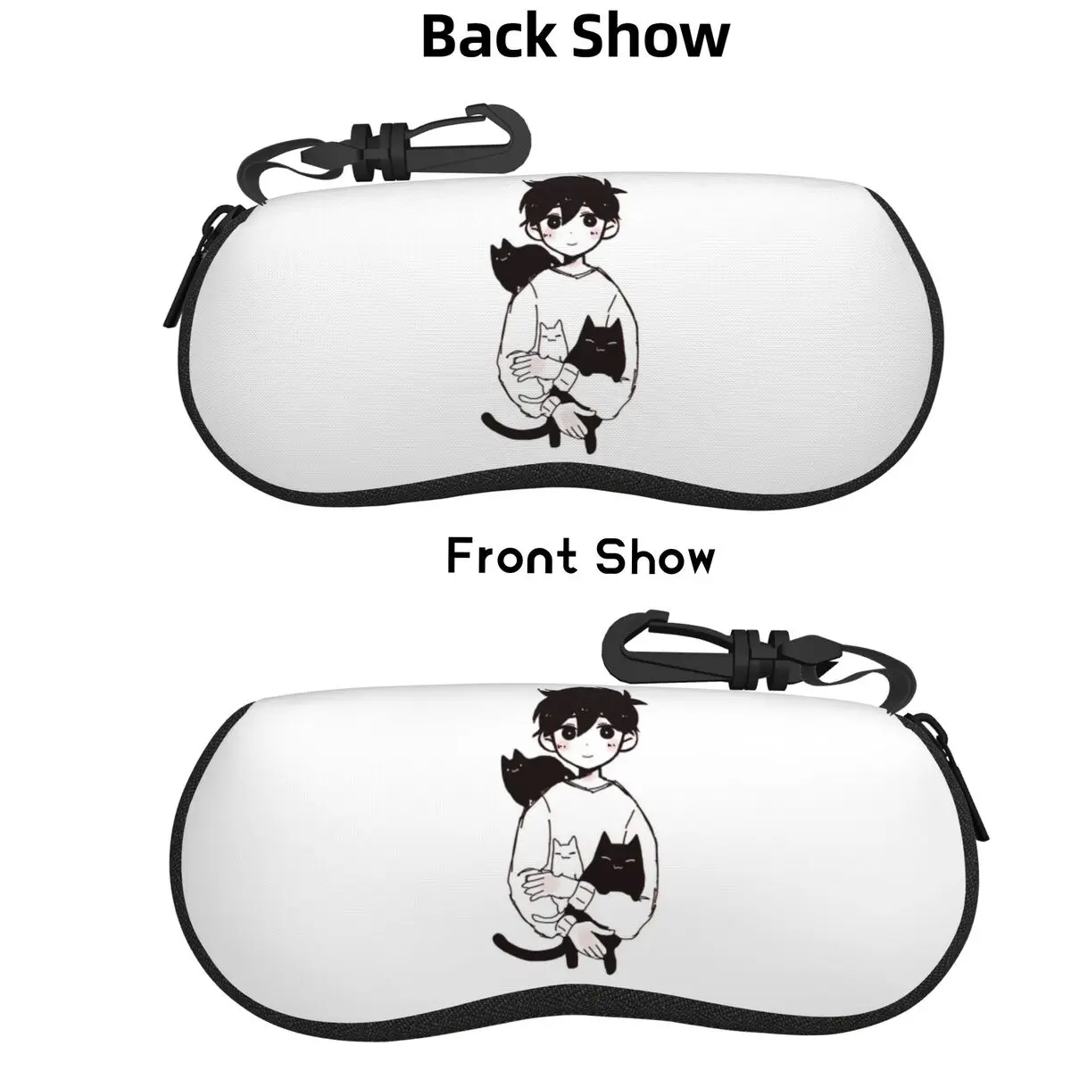 Omori Sunny And Mewo Shell Glasses Case Portable Sunglasses Box Women Men Soft Eyeglass Bag Pouch
Omori Sunny And Mewo Shell Glasses Case Portable Sunglasses Box Women Men Soft Eyeglass Bag Pouch