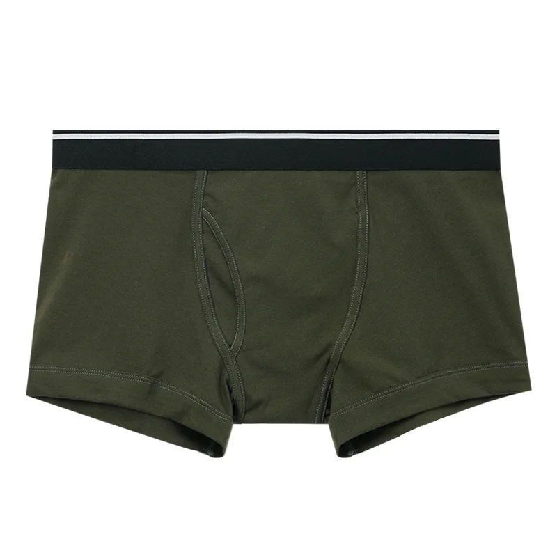 Men's Cotton Boxer Briefs - Low Waist Breathable Underwear with Front Fly Bulge Boxy Underpants Youth Comfortable Daily Panties
Men's Cotton Boxer Briefs - Low Waist Breathable Underwear with Front Fly Bulge Boxy Underpants Youth Comfortable Daily Panties