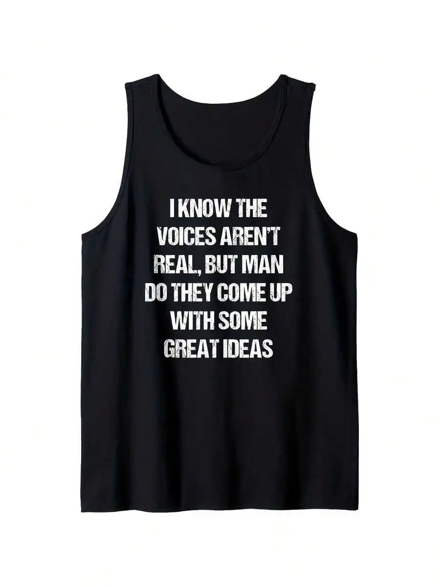 Mens Sarcastic Quote Tank Top Black White Text Sleeveless Casual Gym Summer Wear
Mens Sarcastic Quote Tank Top Black White Text Sleeveless Casual Gym Summer Wear