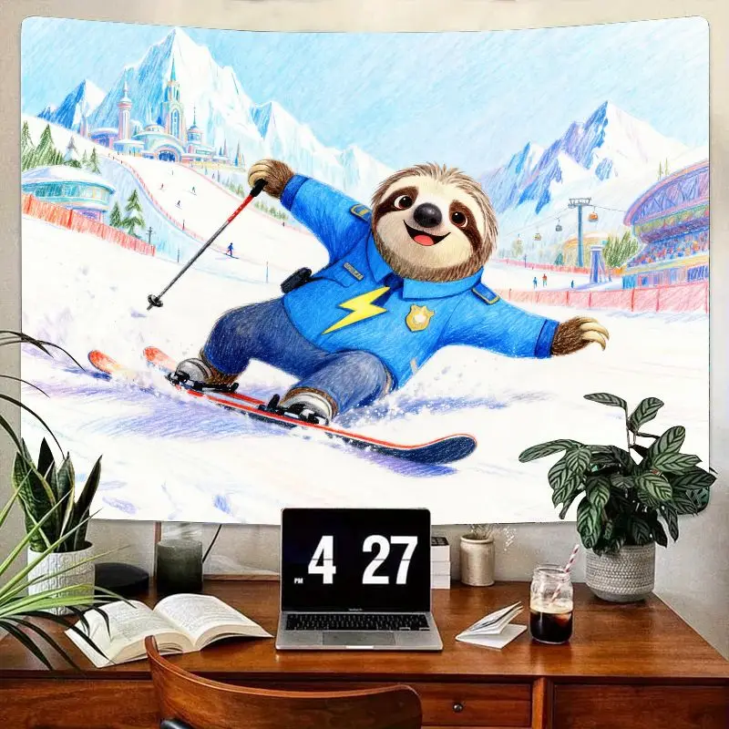 1 шт. кавайный гобелен для катания на лыжах, забавный офицерский ленивец с болтом молнии, настенное искусство, декор комнаты для зимних видов спорта, подарок.
1 шт. кавайный гобелен для катания на лыжах, забавный офицерский ленивец с болтом молнии, настенное искусство, декор комнаты для зимних видов спорта, подарок.