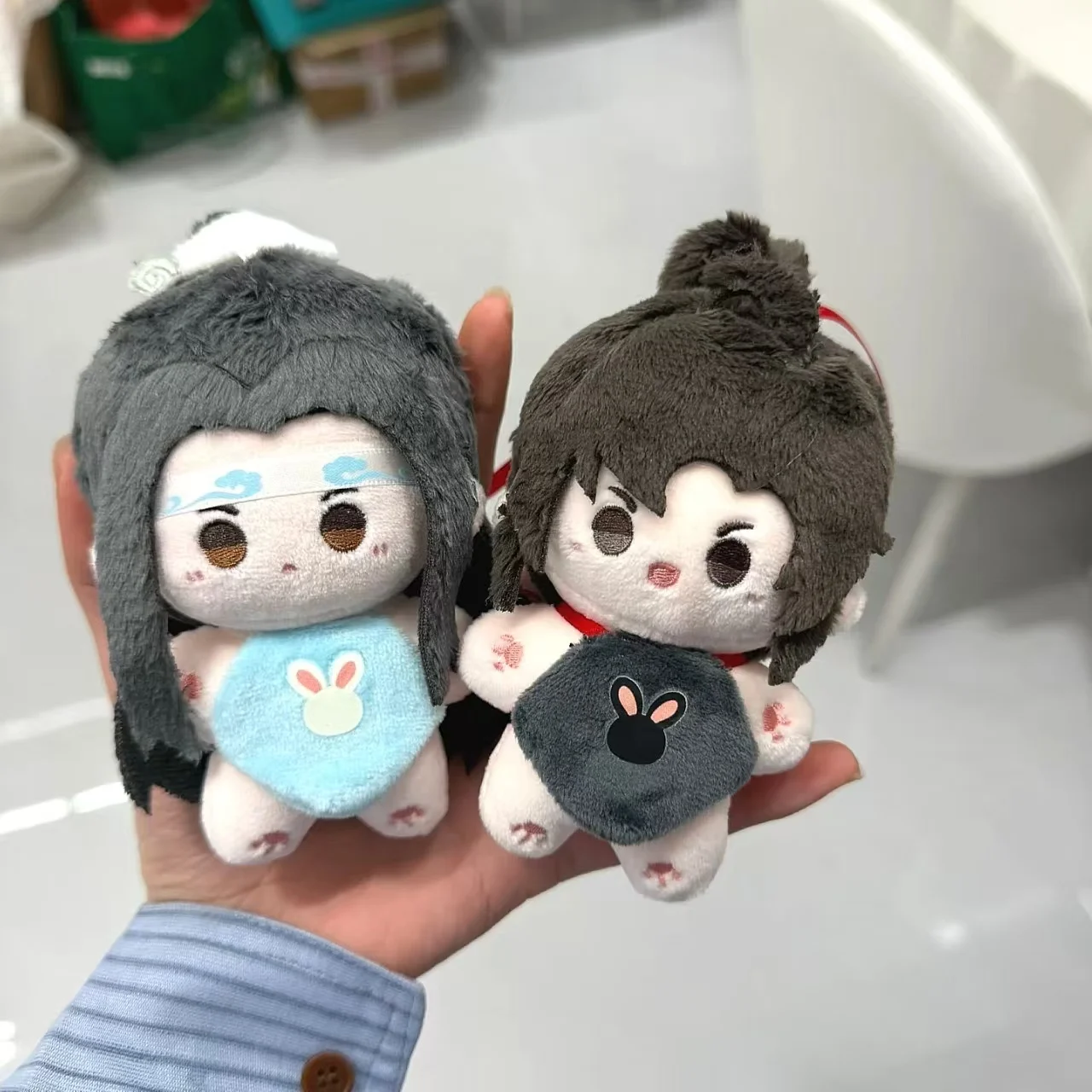 New Hot Anime Grandmaster Doll Surrounding 10cm Sea Star Body Lan Wangji Wei Wuxian Q-Version Backpack Pendant Toy Gift
New Hot Anime Grandmaster Doll Surrounding 10cm Sea Star Body Lan Wangji Wei Wuxian Q-Version Backpack Pendant Toy Gift