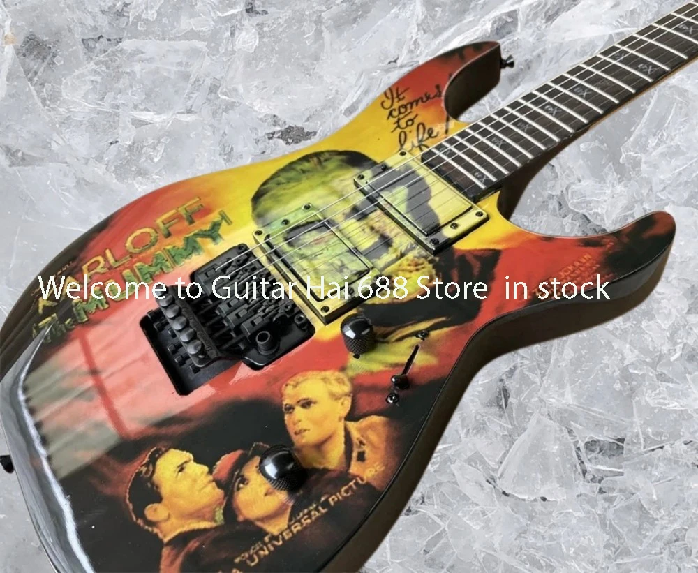Kirk Hammett KH-3 Karloff Mummy Electric Guitar Custom Painted & Airbrushed New #5462899
Kirk Hammett KH-3 Karloff Mummy Electric Guitar Custom Painted & Airbrushed New #5462899