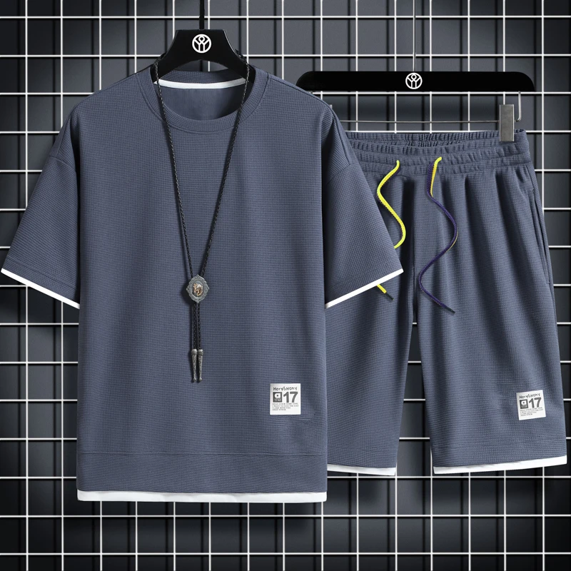 2023 new sport t shirt suits tees mens shorts 2 piece matching sets outfit clothes for men t-shirts tracksuit sweatshirts 2117
2023 new sport t shirt suits tees mens shorts 2 piece matching sets outfit clothes for men t-shirts tracksuit sweatshirts 2117