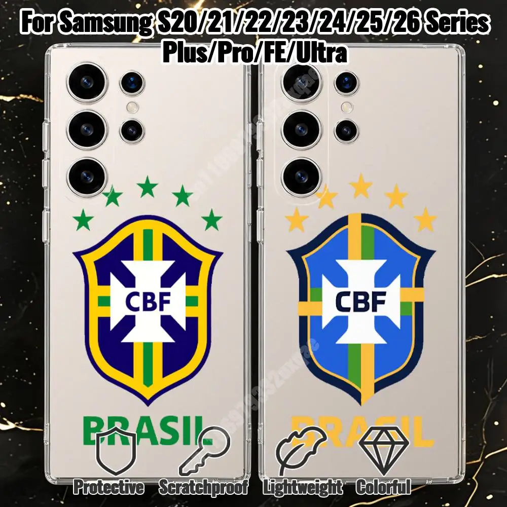 Brasil Brazil Futebol Soccer Team Phone Case for Samsung Galaxy S21 22 23 Ultra Plus S24 25 26 FE Lite Transparent Bumper
Brasil Brazil Futebol Soccer Team Phone Case for Samsung Galaxy S21 22 23 Ultra Plus S24 25 26 FE Lite Transparent Bumper