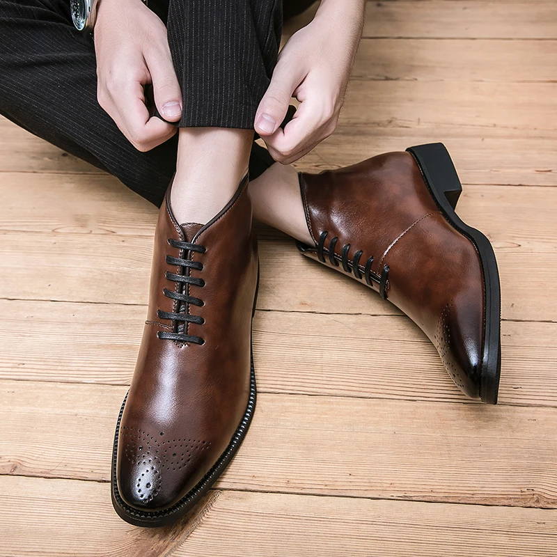 Men's Classic Boots Gentleman Elegant Luxury Style Fashion Party Business Office 38-46 Black brown autumn and winter hot selling
Men's Classic Boots Gentleman Elegant Luxury Style Fashion Party Business Office 38-46 Black brown autumn and winter hot selling