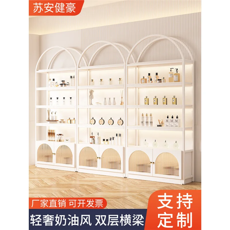 Custom. Cosmetics Display Cabinet Products Beauty Salon Nail Art Display Cabinet Glass Shelf Multi-Layer Skin Care Produc
Custom. Cosmetics Display Cabinet Products Beauty Salon Nail Art Display Cabinet Glass Shelf Multi-Layer Skin Care Produc