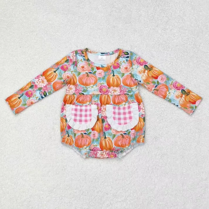 Romper Pumpkin Floral Plaid Sister Outfits Baby Girl Matching Set, Twin Toddler Dresses with Pockets, Cute Fall Family Fashion
Romper Pumpkin Floral Plaid Sister Outfits Baby Girl Matching Set, Twin Toddler Dresses with Pockets, Cute Fall Family Fashion