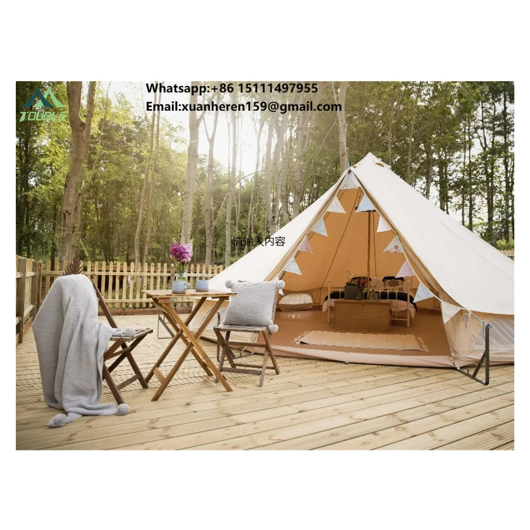 Cotton Canvas Bell Tents Outdoor Camping Equipment Accessories Camping & Hiking Glamping Tent
Cotton Canvas Bell Tents Outdoor Camping Equipment Accessories Camping & Hiking Glamping Tent