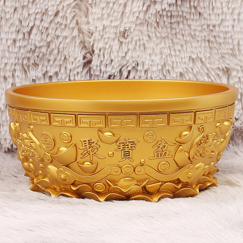 Brass Ingot Treasure Basin Home Living Room Temple Decoration Wealth-Attracting Copper Basin Gift Scenic Spot Hot Selling Pure C
Brass Ingot Treasure Basin Home Living Room Temple Decoration Wealth-Attracting Copper Basin Gift Scenic Spot Hot Selling Pure C