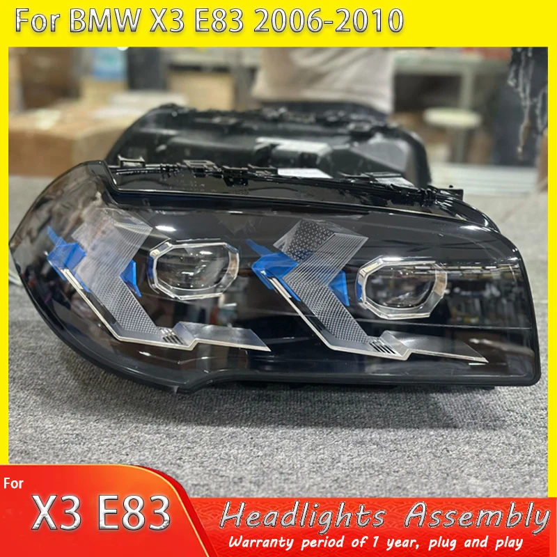 Car Headlight Assembly for 2006 2007-2010 BMW X3 E83 LED headlamp Head Lamp headlights daytime running lights and turn signals
Car Headlight Assembly for 2006 2007-2010 BMW X3 E83 LED headlamp Head Lamp headlights daytime running lights and turn signals