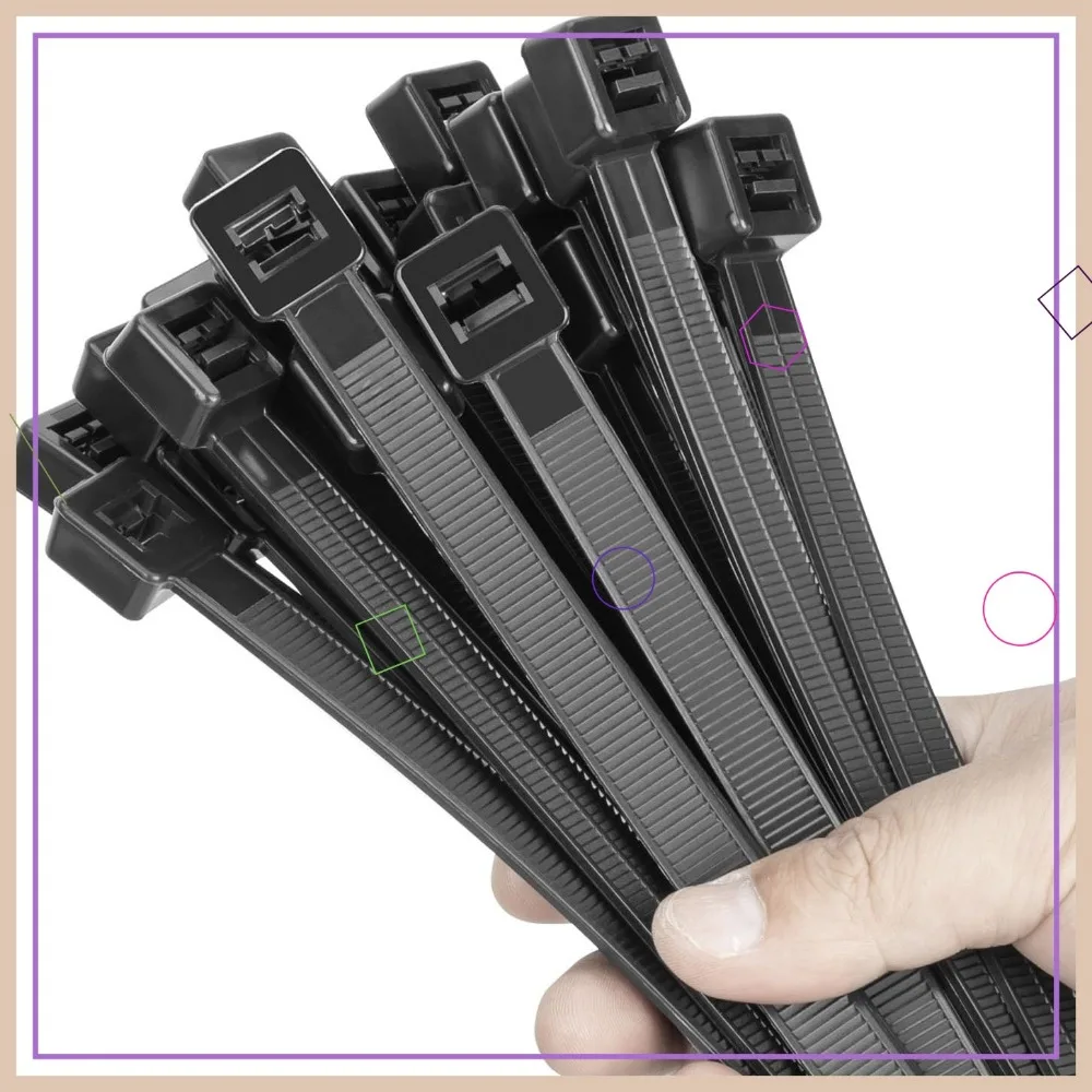18" Heavy Duty Zip Ties, 100 Pack, 300LBS, UV Resistant for Indoor & Outdoor Use
18" Heavy Duty Zip Ties, 100 Pack, 300LBS, UV Resistant for Indoor & Outdoor Use