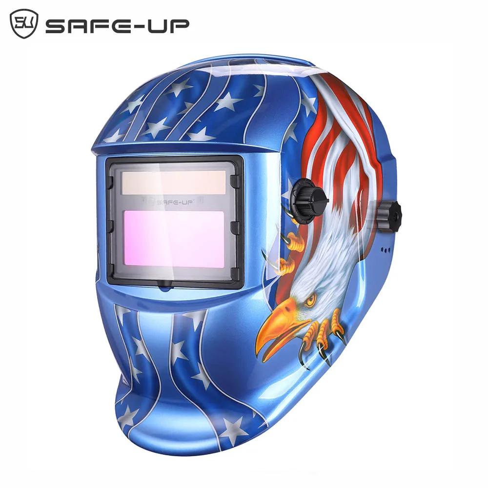 SAFEUP Auto Darkening Welding Hood Helmet Grind Cut Tools Dimming Protection Cap Filter Welding Mask Head Arc for Welder Machine
SAFEUP Auto Darkening Welding Hood Helmet Grind Cut Tools Dimming Protection Cap Filter Welding Mask Head Arc for Welder Machine