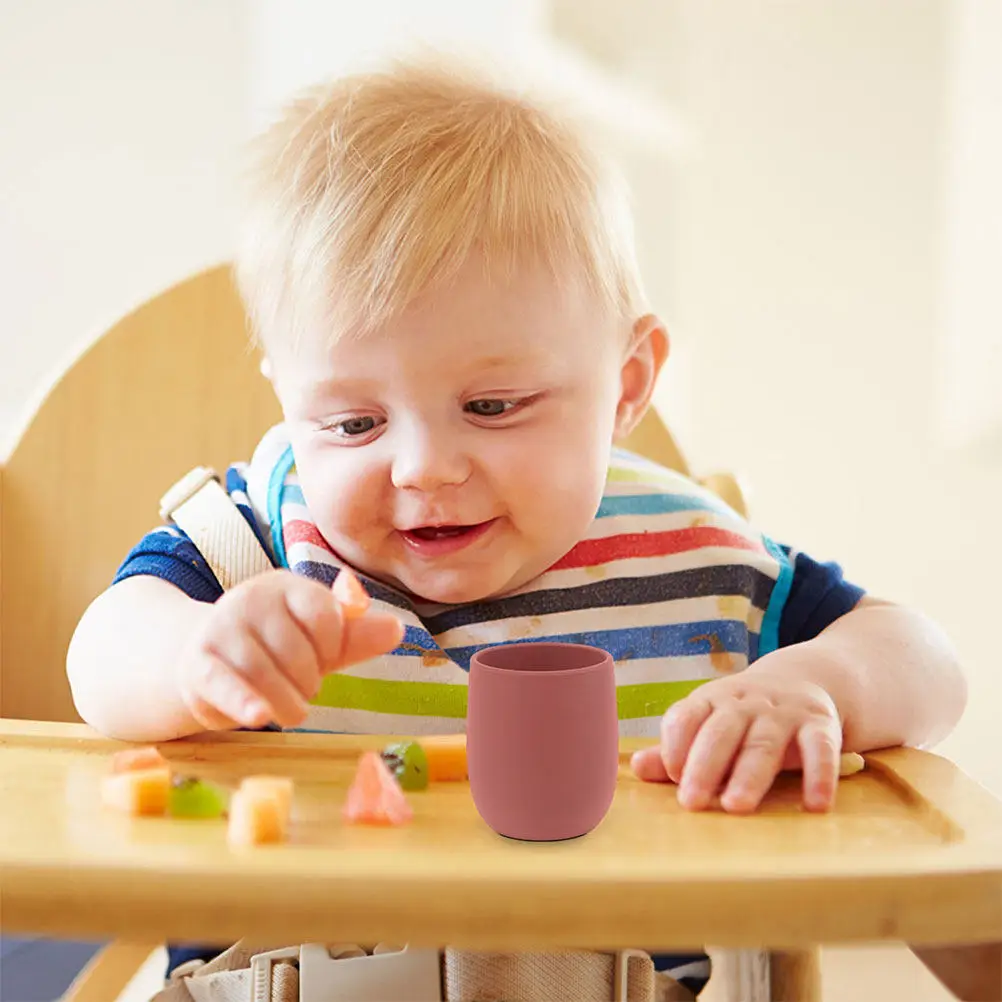 2Pcs Silicone Training Cup for Baby Open Cup for Toddlers Dishwasher Safe Heat Resistant Drop Proof Baby LED Weaning Cups Small
2Pcs Silicone Training Cup for Baby Open Cup for Toddlers Dishwasher Safe Heat Resistant Drop Proof Baby LED Weaning Cups Small