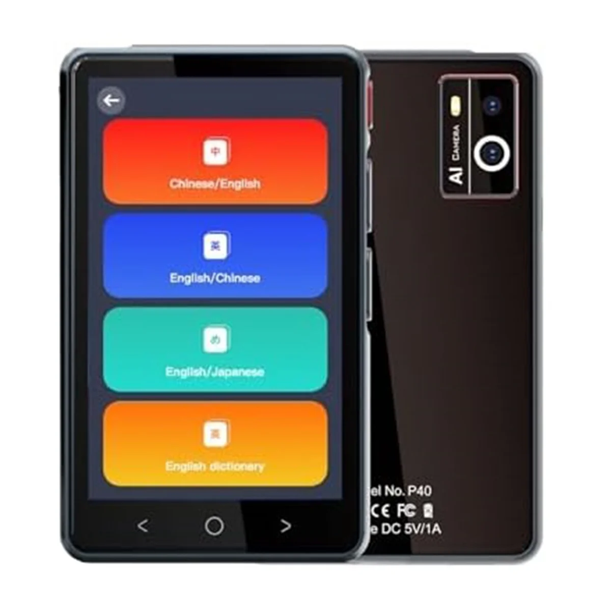 139 Language Translator 4 Inch Offline/Photo Translation Language Translator Two-Way AI Voice Translator
139 Language Translator 4 Inch Offline/Photo Translation Language Translator Two-Way AI Voice Translator