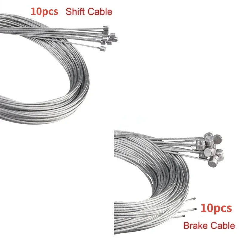 MTB Brake Cable Set with Inner Wire High Speed Fixed Gear Shifter Line for Mountain Bike Road Bicycle Cycling Accessories
MTB Brake Cable Set with Inner Wire High Speed Fixed Gear Shifter Line for Mountain Bike Road Bicycle Cycling Accessories