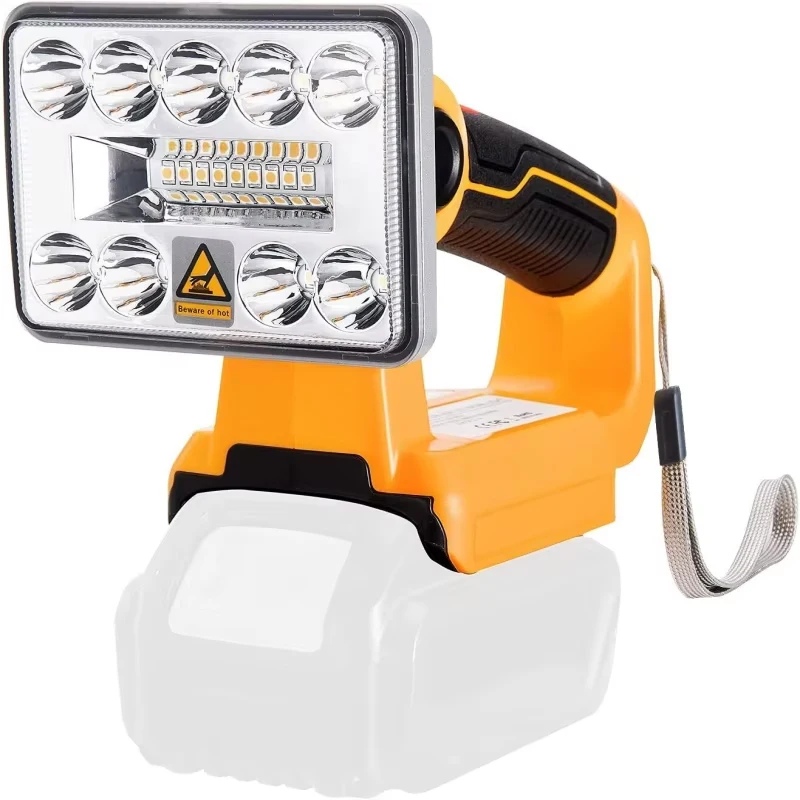 Cordless LED Work Light Tool Lamp for Dewalt 18V 20V Li-ion Battery DCB205 Outdoor Electric Torch Flashlight Spotlight
Cordless LED Work Light Tool Lamp for Dewalt 18V 20V Li-ion Battery DCB205 Outdoor Electric Torch Flashlight Spotlight