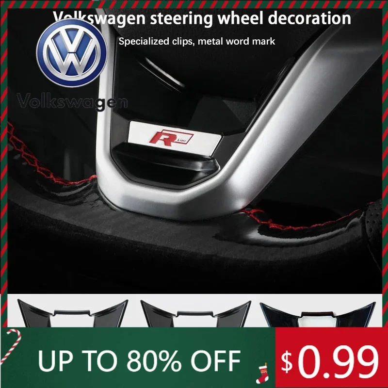 For VW Volkswagen Jetta MK5 Golf ABS Metal R Rline Emblem Car Steering Wheel Decoration Sticker For Volkswagen GTI R-Line Polo G
For VW Volkswagen Jetta MK5 Golf ABS Metal R Rline Emblem Car Steering Wheel Decoration Sticker For Volkswagen GTI R-Line Polo G