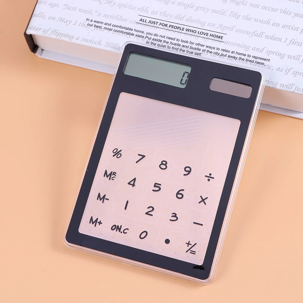 2Pcs Ultra Thin Solar Calculator Touch Panel Basic Portable Calculator for Students Office Home Accounting Calculation
2Pcs Ultra Thin Solar Calculator Touch Panel Basic Portable Calculator for Students Office Home Accounting Calculation