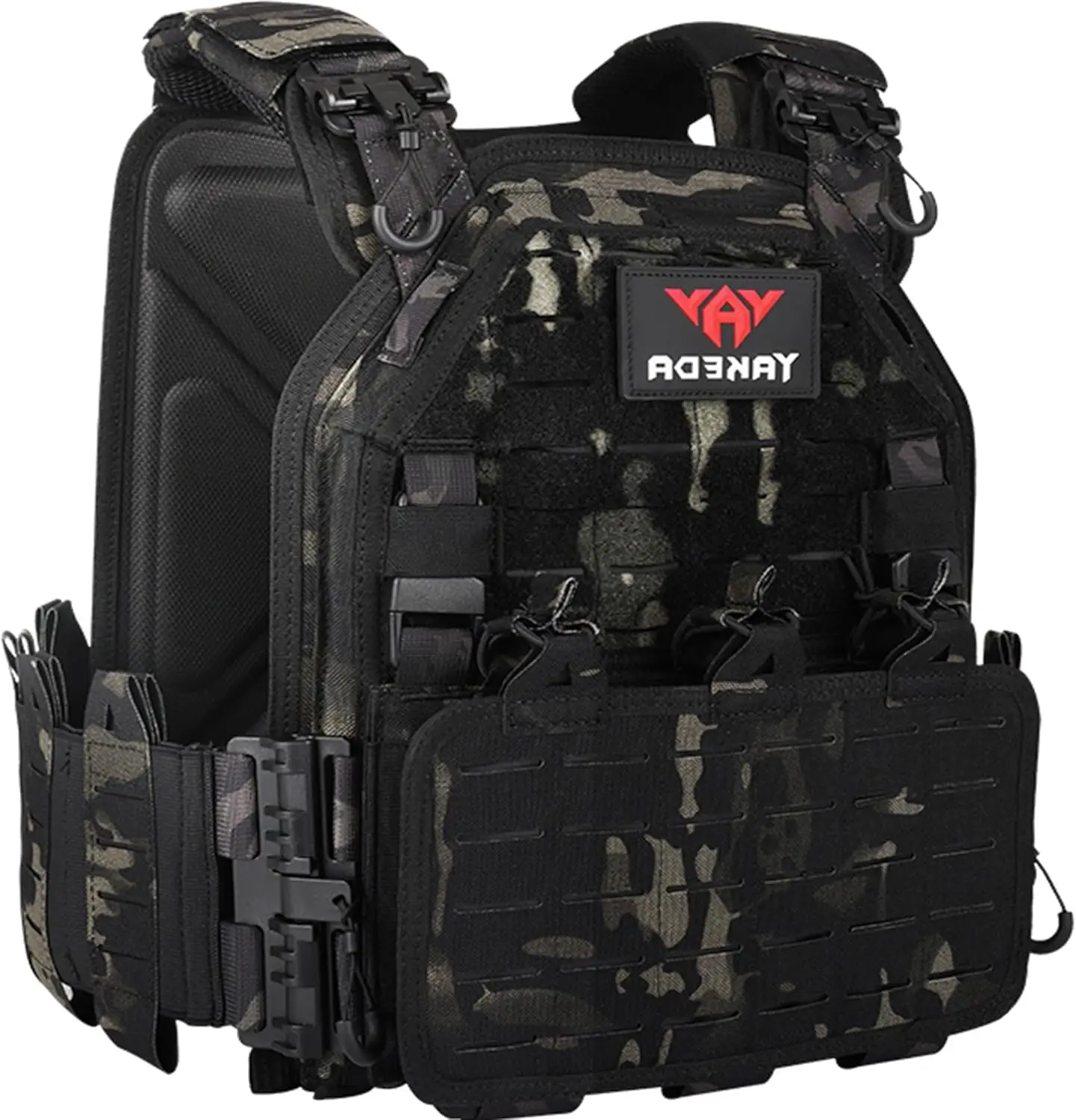 Tactical Outdoor Vest Men 1000D Nylon Quick Release Laser-Cutting Modular Lightweight
Tactical Outdoor Vest Men 1000D Nylon Quick Release Laser-Cutting Modular Lightweight